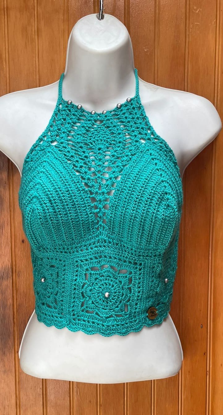 Crop Top – Turquesa