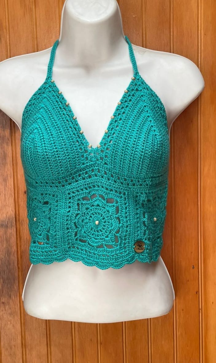 Crop Top – Turquesa